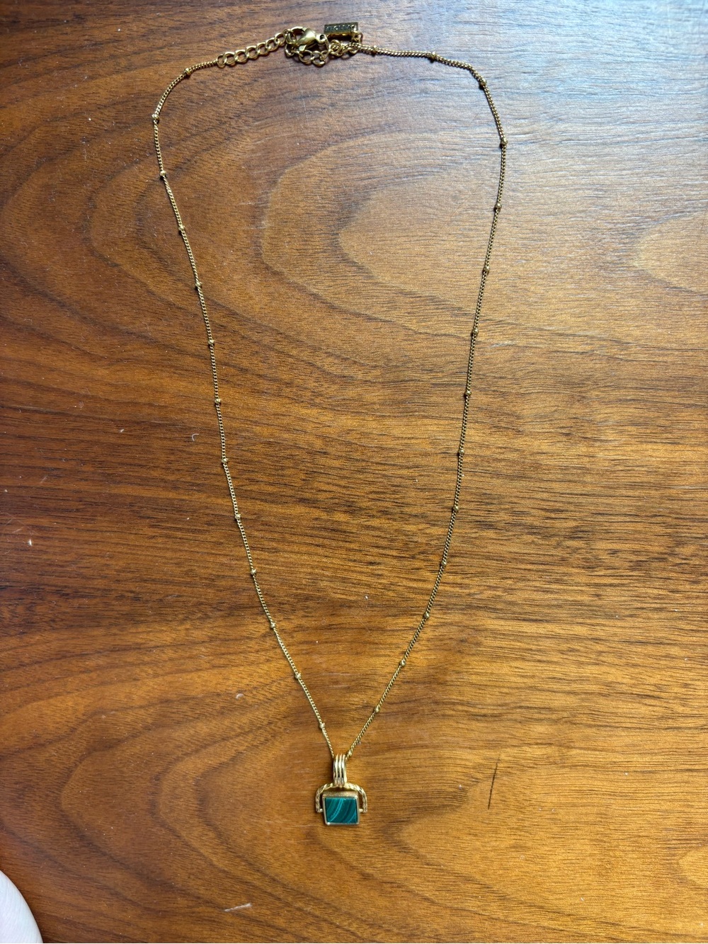ATOLEA necklace - Malachite Pendant